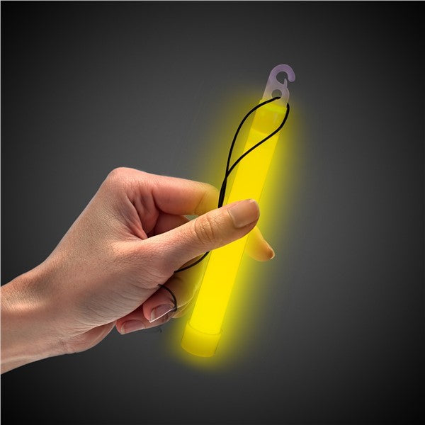 6" Yellow Premium Glow Sticks (pack of 24) One Way Novelties Inc.