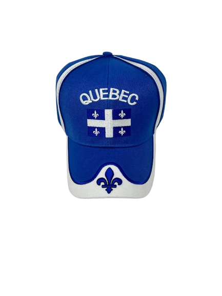 Quebec Hat - Blue and White