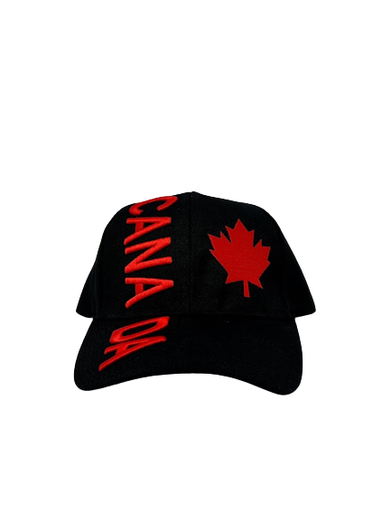 Canadian Hat - Black and Red