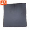 Bandana blanc bleu marine (paquet de 12)