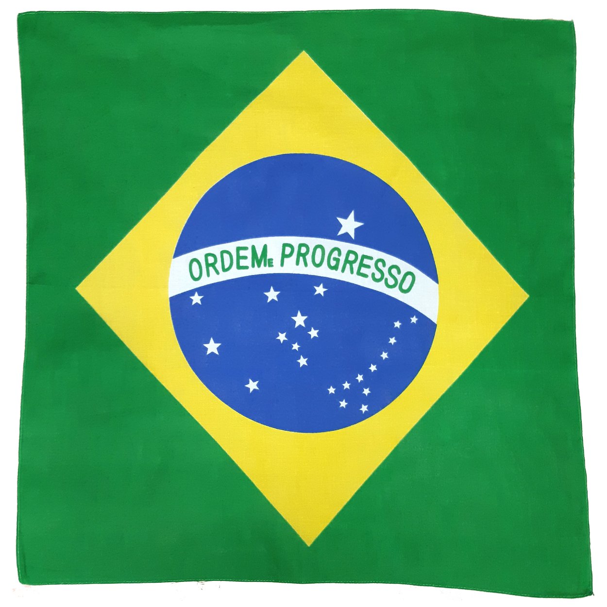 Brazilian Flag Bandana (pack of 12)