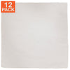 Bandana blanc vierge (paquet de 12)