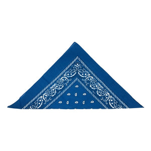 Bandanas paisley turquoise (paquet de 12)