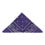 Violet Paisley Bandanas (packing of 12)