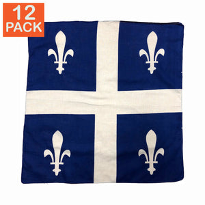 Quebec Flag Bandana (pack of 12)