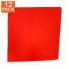 Red Blank Bandana (pack of 12)