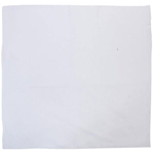 Bandana en coton surdimensionné blanc
