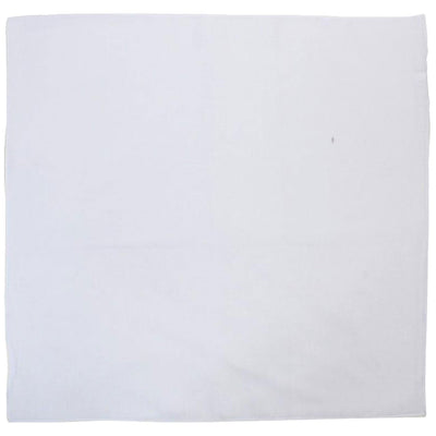 White Oversized Cotton Bandana