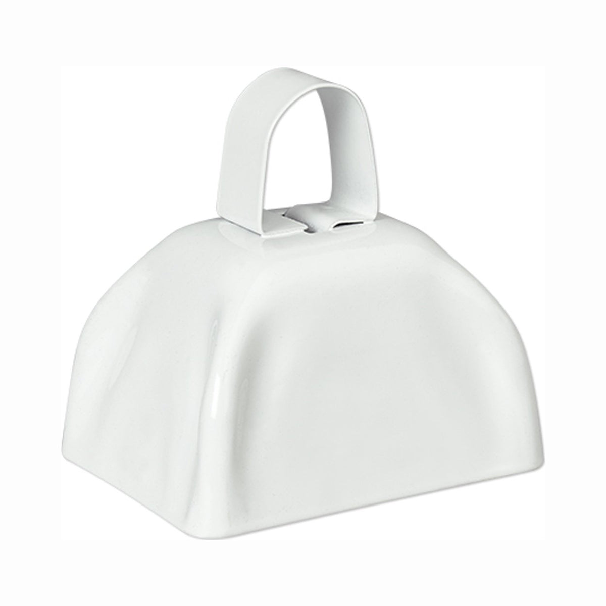 3" White Cowbells One Way Novelties (Canada) One Way Novelties Inc.