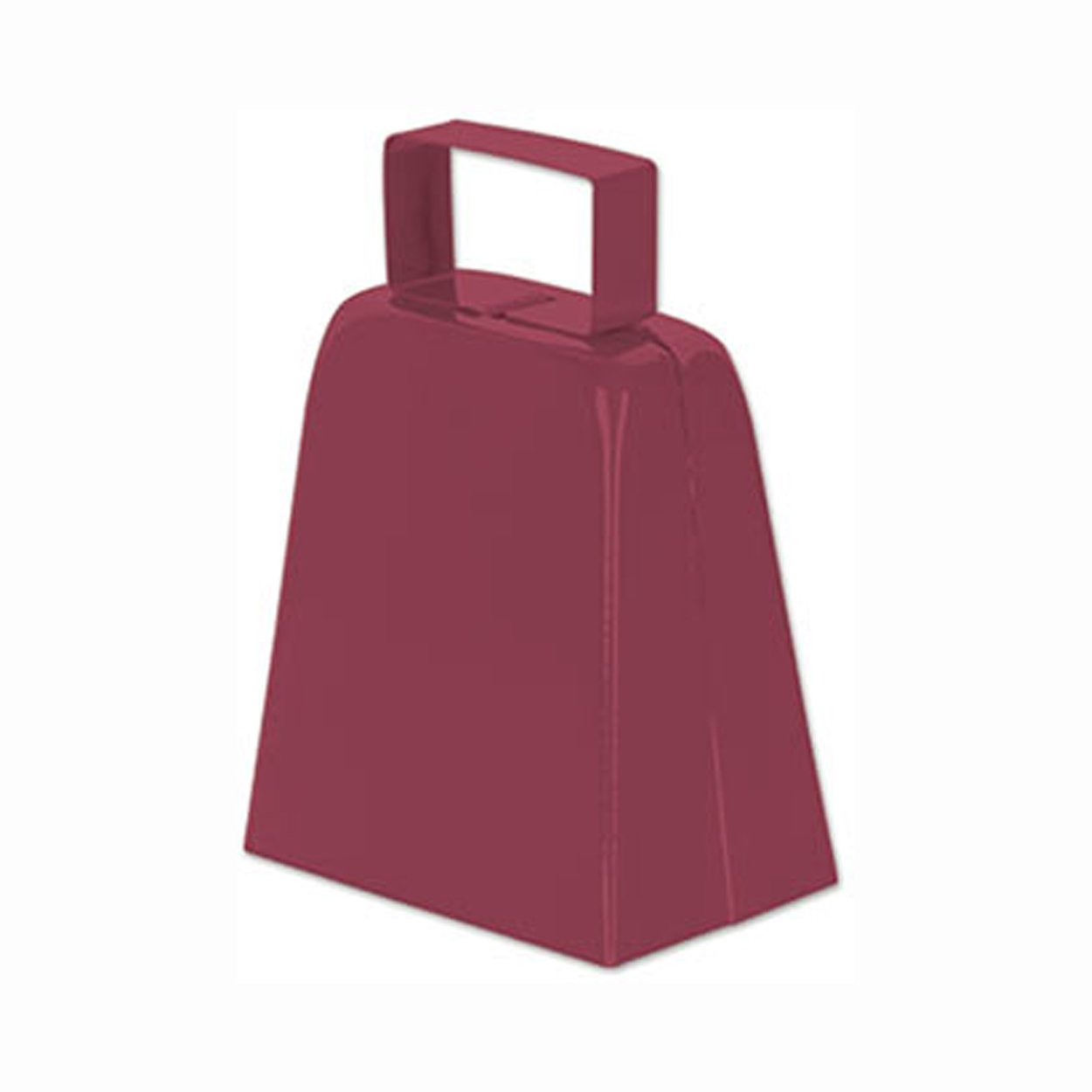 4" High Maroon Cowbell