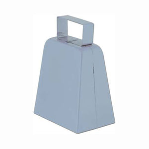 4" High Silver Cowbell