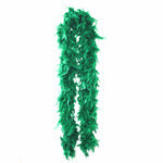 Boa à plumes vertes de 6" 60g