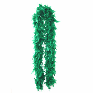 Boa à plumes vertes de 6" 60g