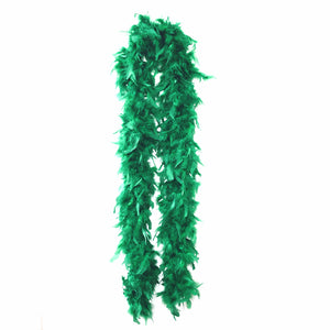 6' 60 gram Green Feather Boa