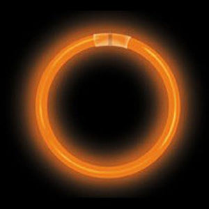8" Orange Glow Bracelets (Tube of 50)