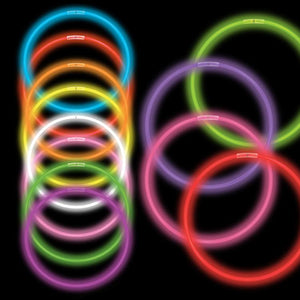 50 Assorted Premium Glow Necklaces One Way Novelties Canada
