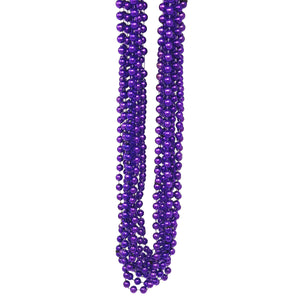 144 perles mauves Mardi Gras
