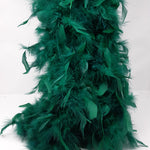 Boa à plumes vertes de 6" 60g