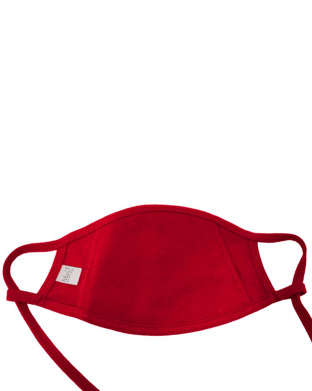 10 X 100% Cotton Antimicrobial Triple Layer Adjustable Mask - Red