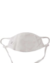 10 X Masque d'ajustement triple couche antimicrobien  100% Coton - Blanc
