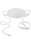 10 X Masque d'ajustement triple couche antimicrobien  100% Coton - Blanc