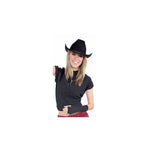 Deluxe Black Felt Cowboy Hat