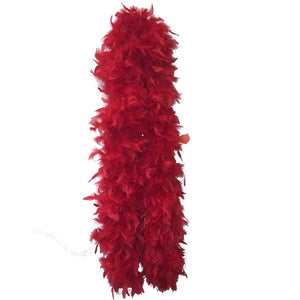 Boa de plumes géantes rouges - FeatherBoaShop.com