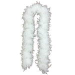 White Jumbo Feather Boas - FeatherBoaShop.com