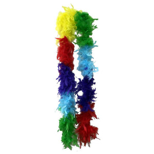 Boa en plumes légères arc-en-ciel - FeatherBoaShop.com