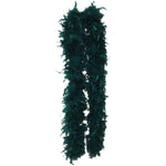 Boa en plumes en peluche verte - FeatherBoaShop.com
