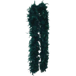 Green Plush Feather Boa - FeatherBoaShop.com
