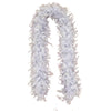 Boa en plumes en peluche argentée - FeatherBoaShop.com