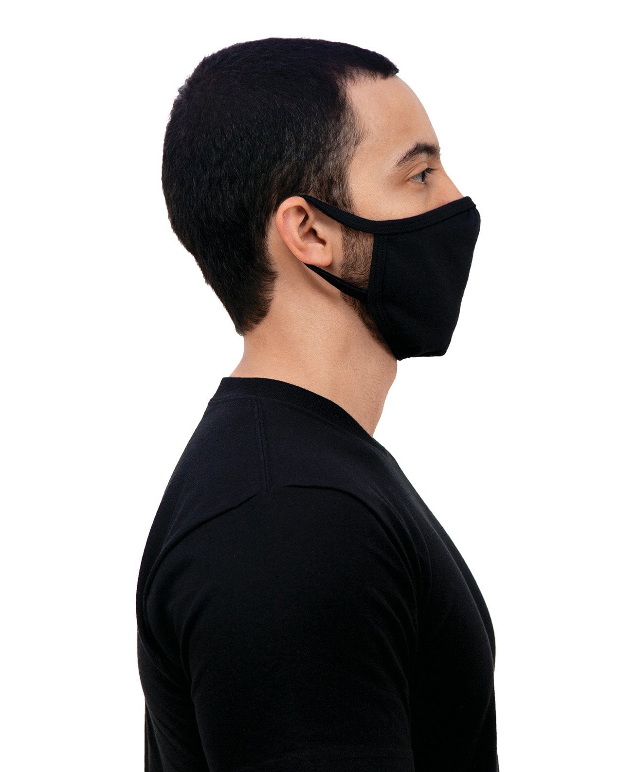 24 X Gildan Cotton Everyday Mask - Adult, Black