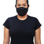 24 X Gildan Cotton Everyday Mask - Adult, Black