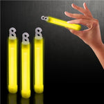 Bâtons Lumineux Premium Jaunes 6" (paquet de 24)