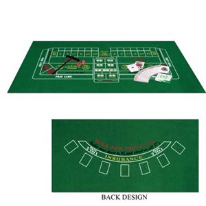 Black Jack & Craps Lay Down Set