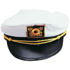 Chapeau de yacht blanc