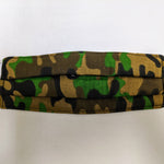 Masque en coton camouflage vert - enfants