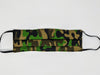 Canadian Made Cotton Mask - Adult, Green Camouflage