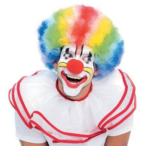 Perruque de clown arc-en-ciel