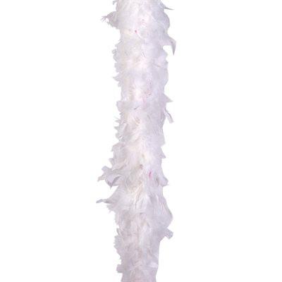 White Lightweight Feather Boa - FeatherBoaShop.com