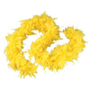 Boa en plumes en peluche jaune - FeatherBoaShop.com