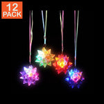 Flashing Star Ball Necklace (pack of 12)