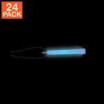 Bâtonnets lumineux de qualité supérieure bleus de 6 "(paquet de 24)