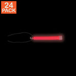 Bâtonnets lumineux de qualité supérieure rouges de 6 "(paquet de 24)