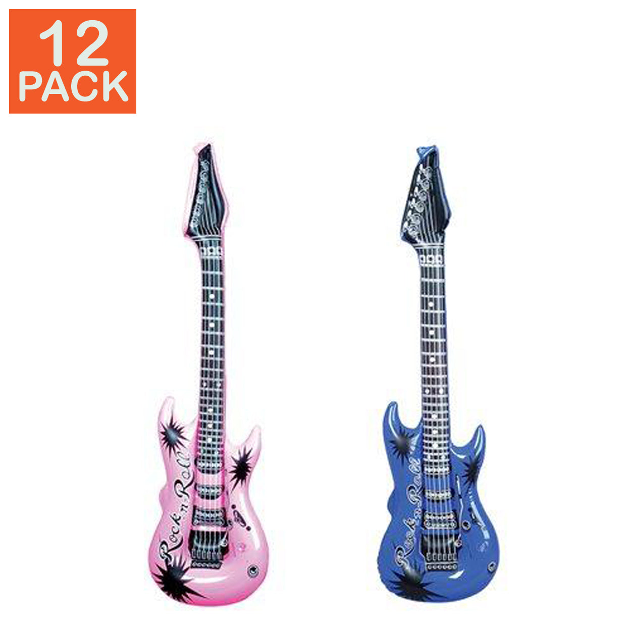42" Inflatable Guitars  (pack of 12)