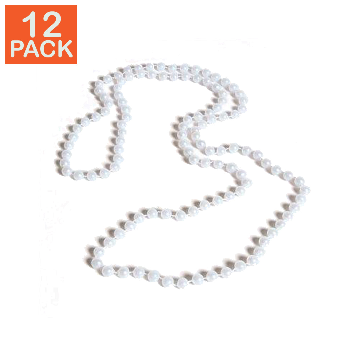 Pearl Bead Necklaces  (pack of 12)