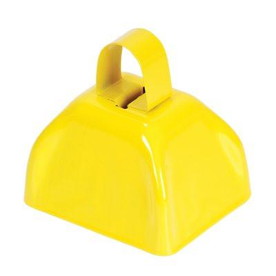 3" Yellow Mini Cowbells (pack of 12)