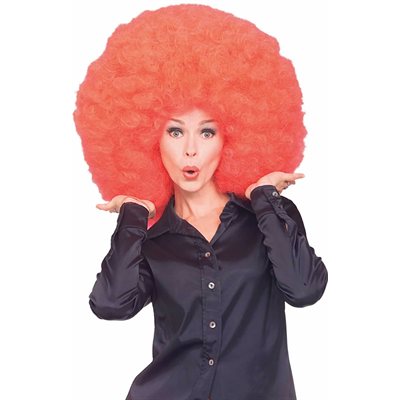 Red Super Afro Wig