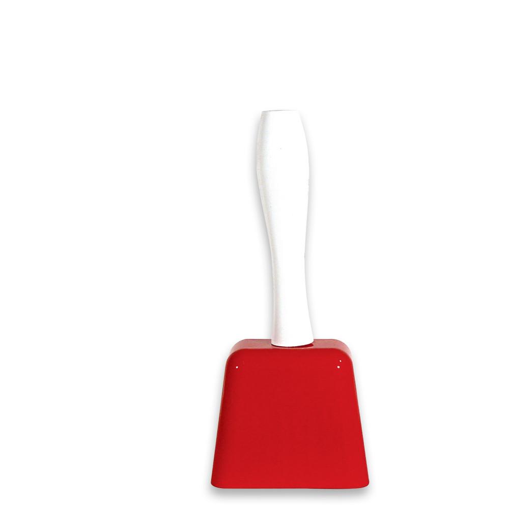 7.5" Red Handheld Cowbell